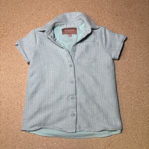 Jessakae Knit Shirt Mint Green Girls 6-7 Lined H1
